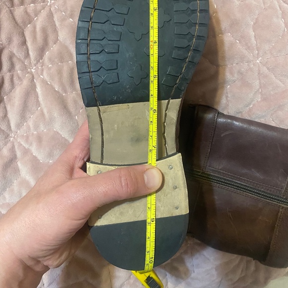 Distressed Leather boots with buckles. Size 37 - Picture 14 of 16